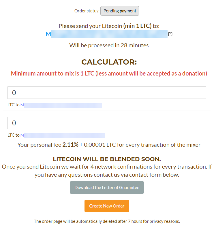 how litecoin mixer works